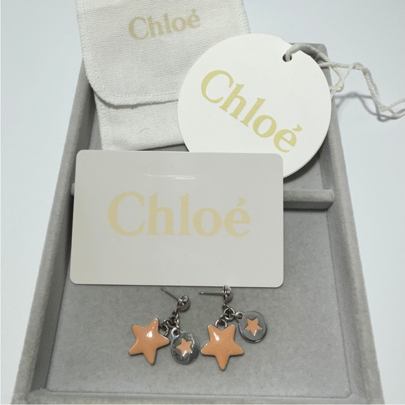 Chloe Pierced Star Earrings - Picture 2 of 3
